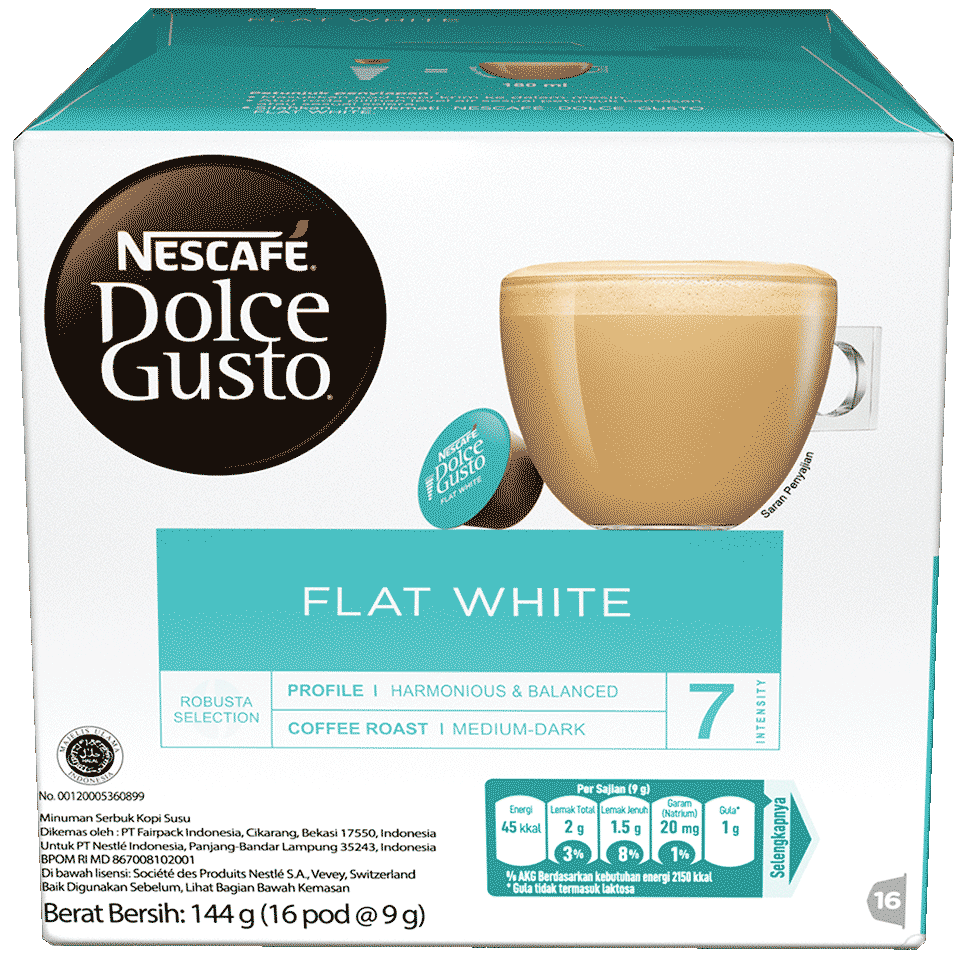 Dolce Gusto Flat White Capsules Nescafé Indonesia